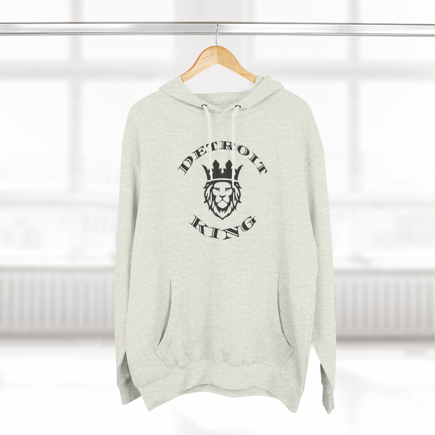 Fleece Hoodie Sovereignty King and Queen Love Unity, I AM KING I embody sovereignty, love and kindness, uplifting, This positive energy extends outward