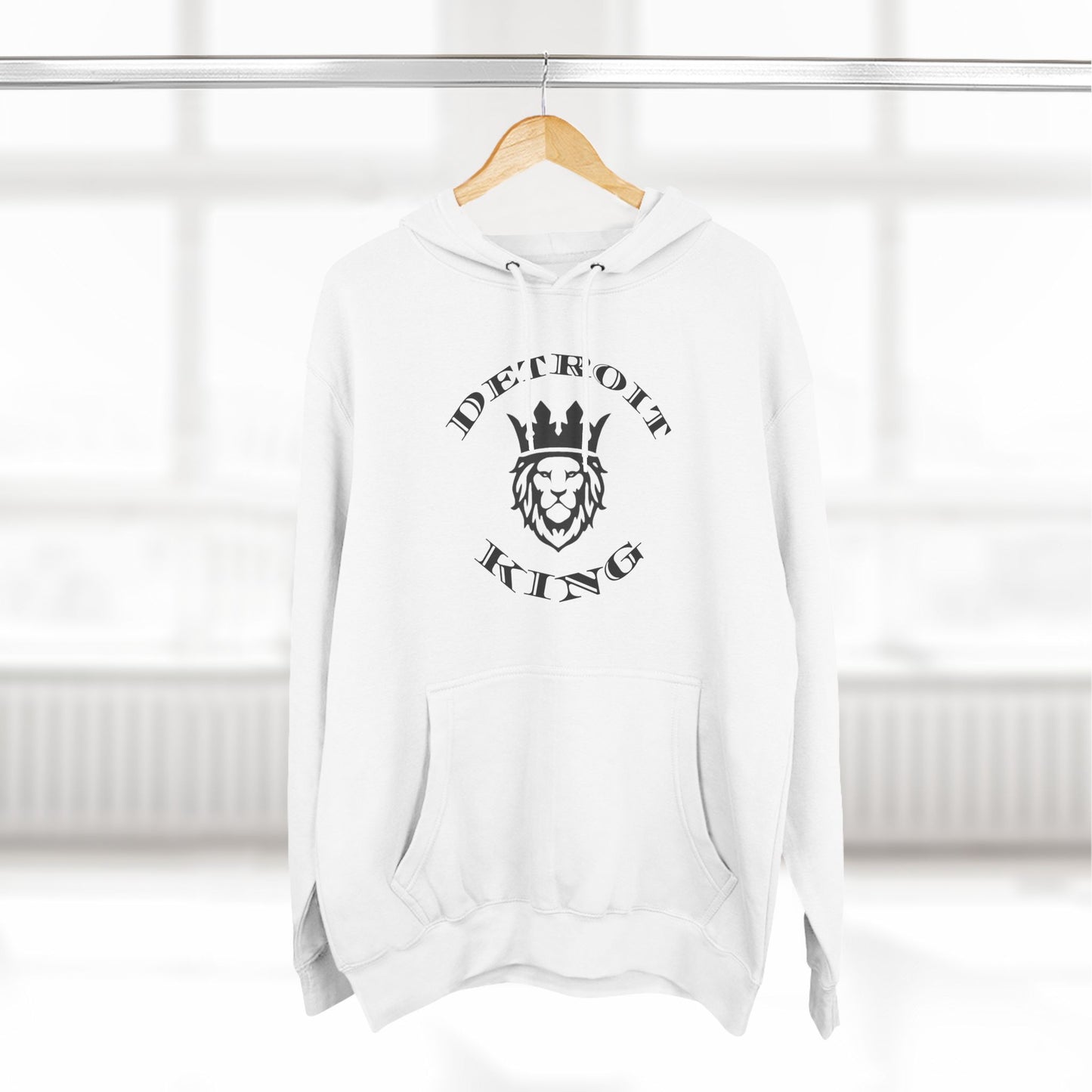 Fleece Hoodie Sovereignty King and Queen Love Unity, I AM KING I embody sovereignty, love and kindness, uplifting, This positive energy extends outward