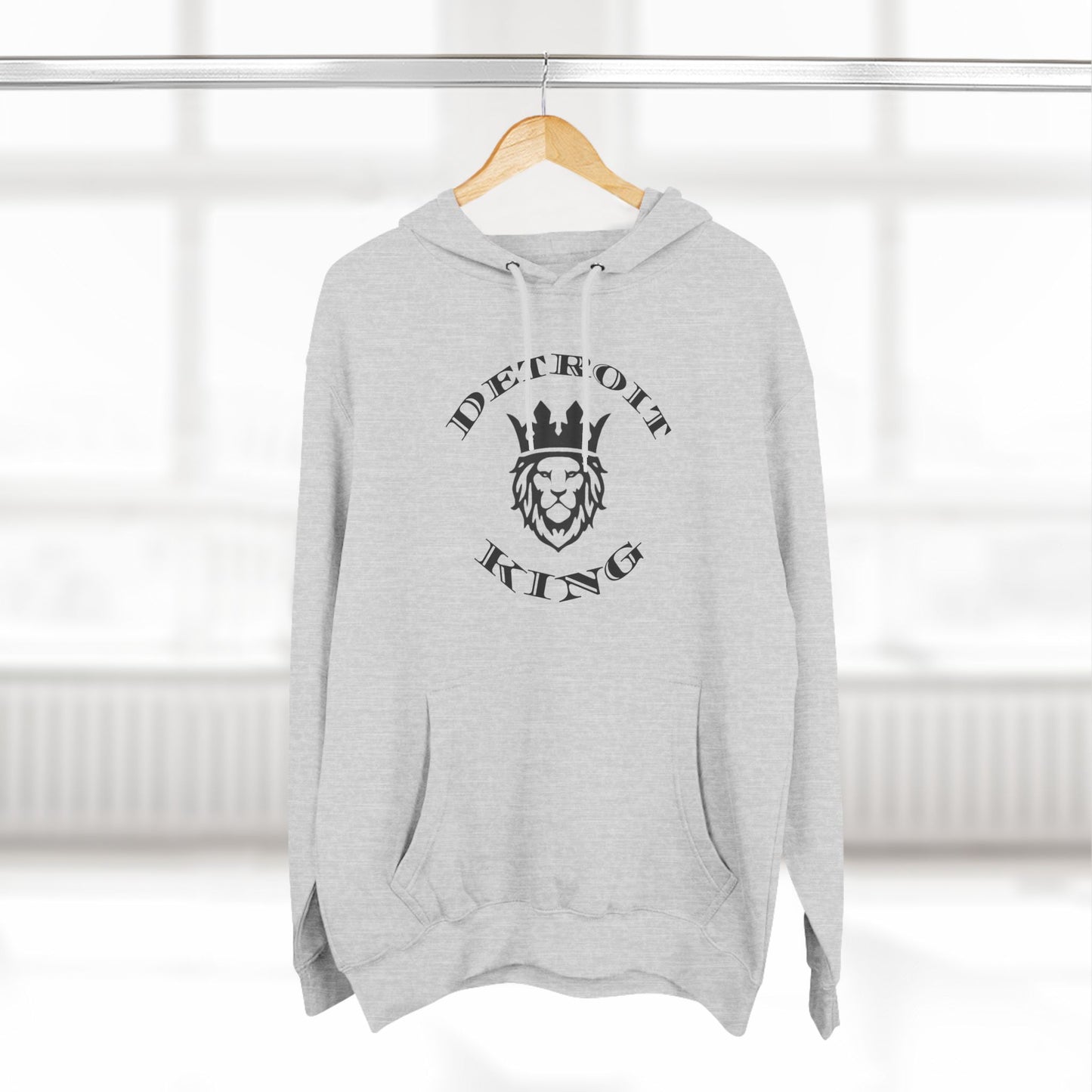 Fleece Hoodie Sovereignty King and Queen Love Unity, I AM KING I embody sovereignty, love and kindness, uplifting, This positive energy extends outward