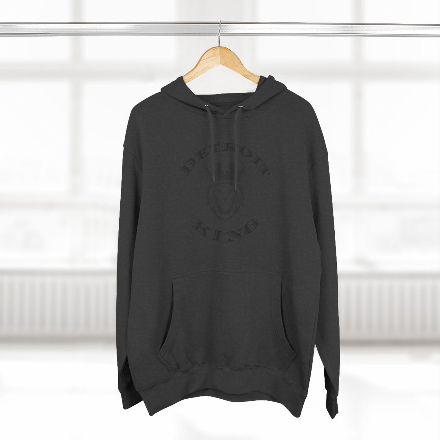 Fleece Hoodie Sovereignty King and Queen Love Unity, I AM KING I embody sovereignty, love and kindness, uplifting, This positive energy extends outward