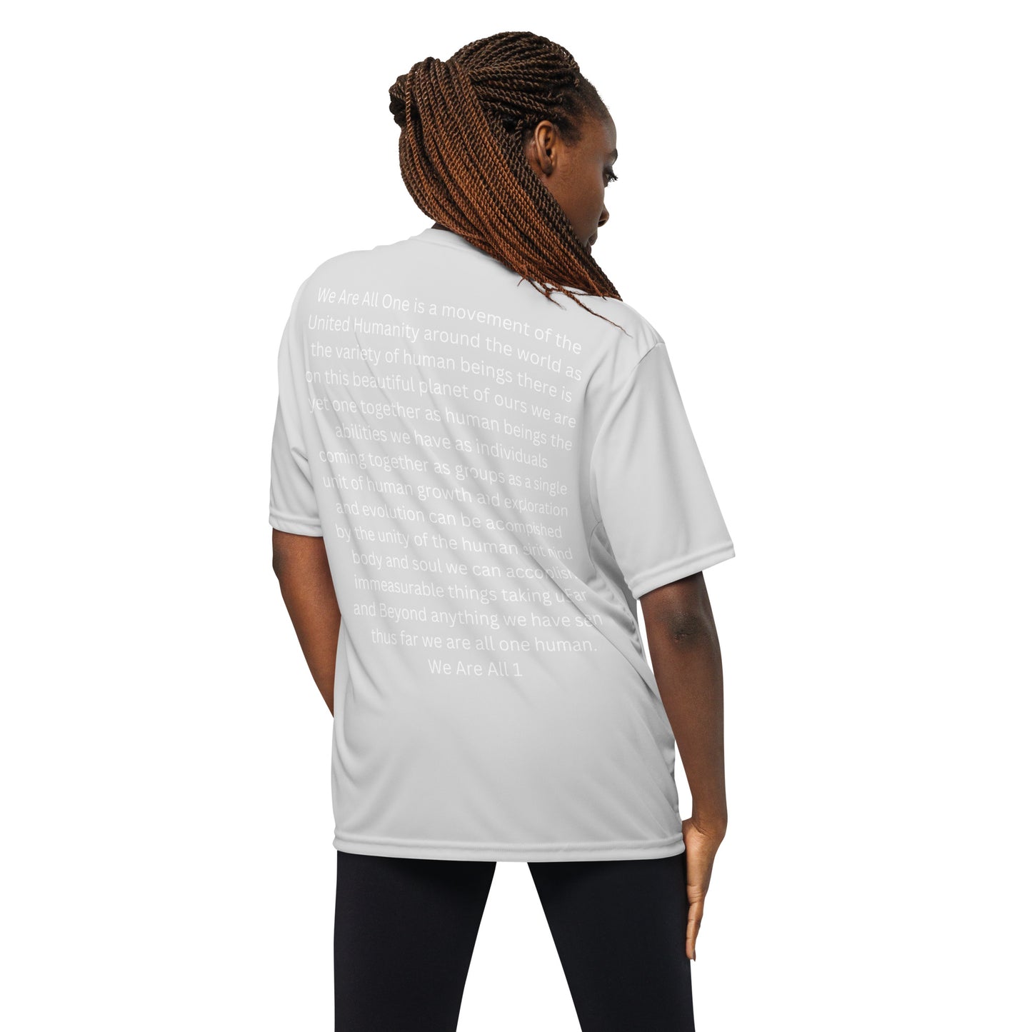 Unisex performance crew neck t-shirt