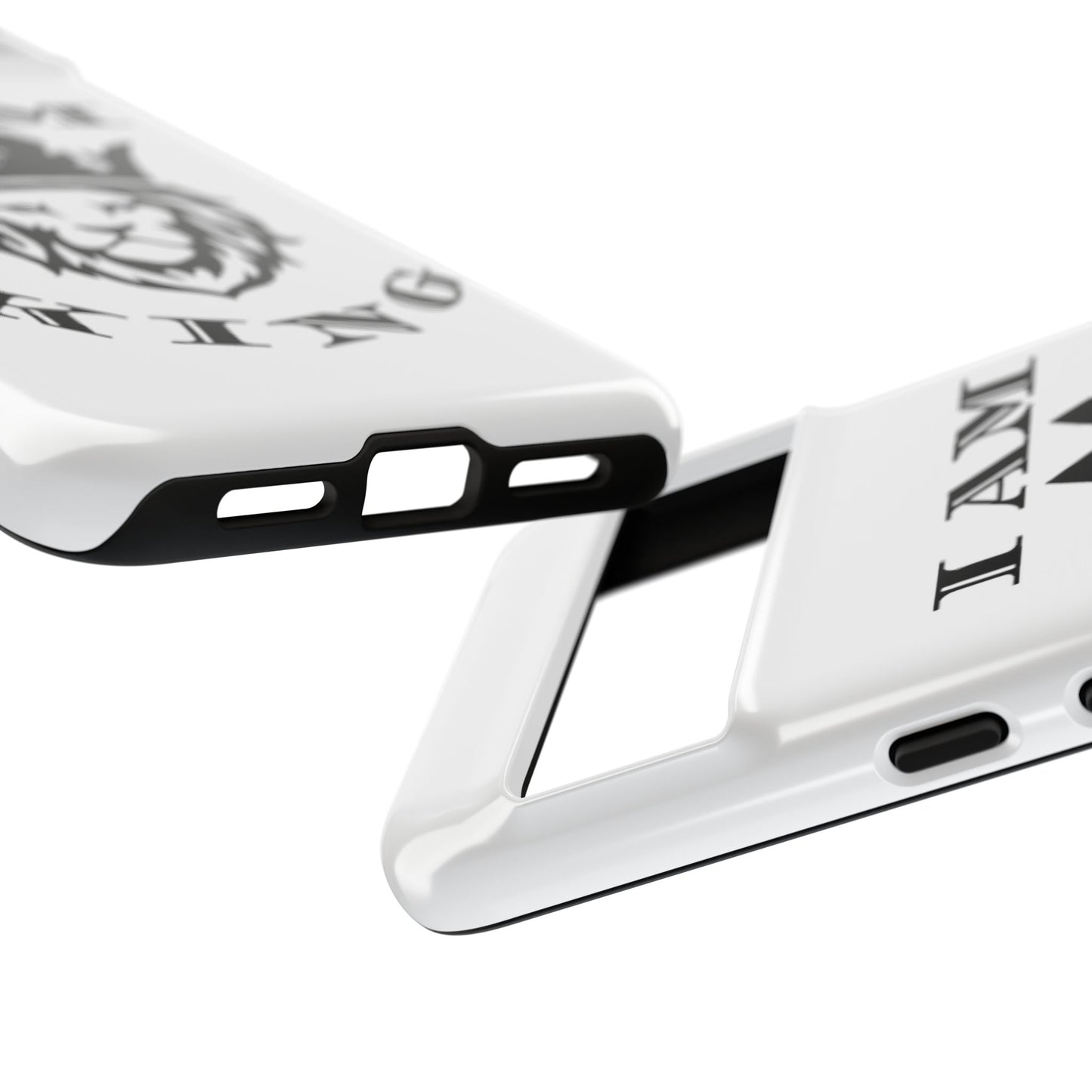I Am King Lion Phone Case - Tough & Stylish Protection for Confidence, I Am King, I Am Queen, leadership, ruling, family, uplifting, kindness, King, Queen, Love, Lion