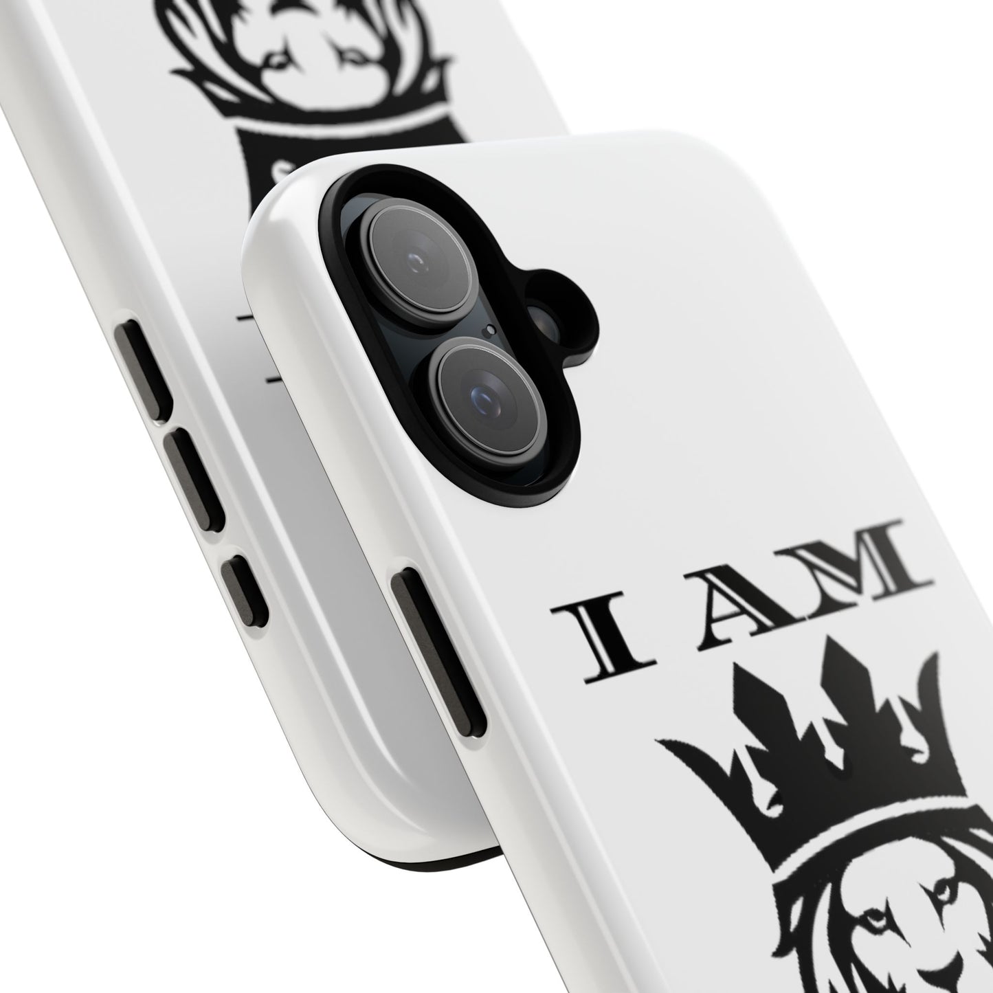 I Am King Lion Phone Case - Tough & Stylish Protection for Confidence, I Am King, I Am Queen, leadership, ruling, family, uplifting, kindness, King, Queen, Love, Lion