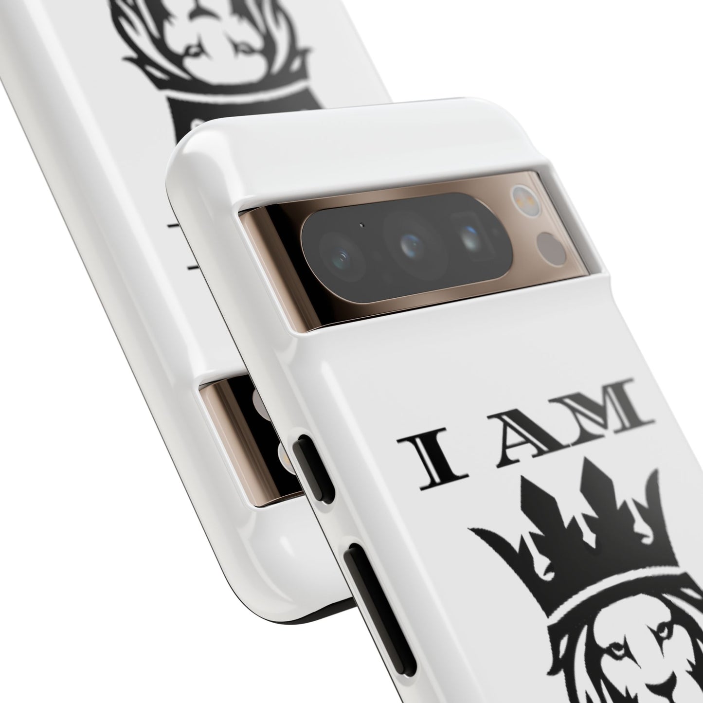 I Am King Lion Phone Case - Tough & Stylish Protection for Confidence, I Am King, I Am Queen, leadership, ruling, family, uplifting, kindness, King, Queen, Love, Lion