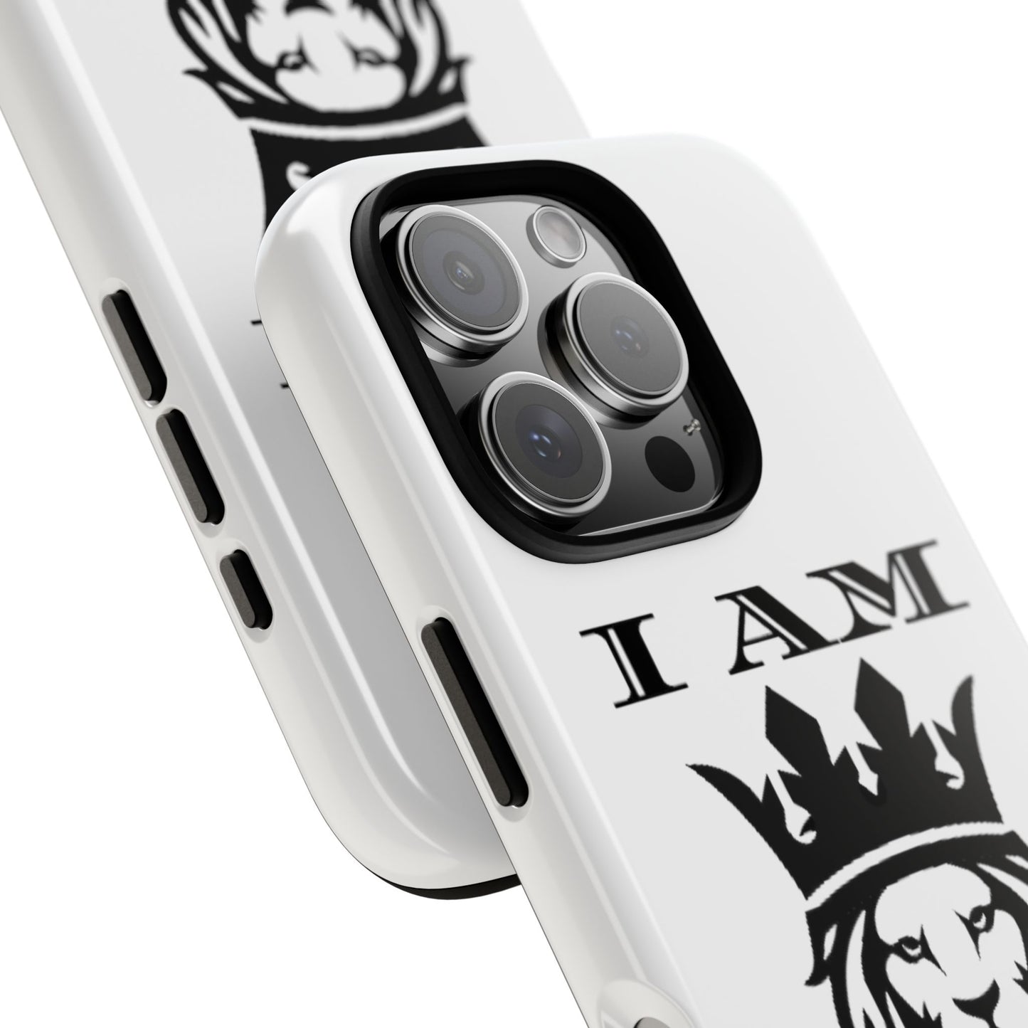 I Am King Lion Phone Case - Tough & Stylish Protection for Confidence, I Am King, I Am Queen, leadership, ruling, family, uplifting, kindness, King, Queen, Love, Lion