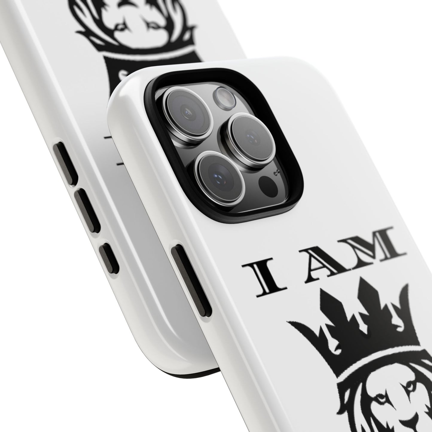 I Am King Lion Phone Case - Tough & Stylish Protection for Confidence, I Am King, I Am Queen, leadership, ruling, family, uplifting, kindness, King, Queen, Love, Lion