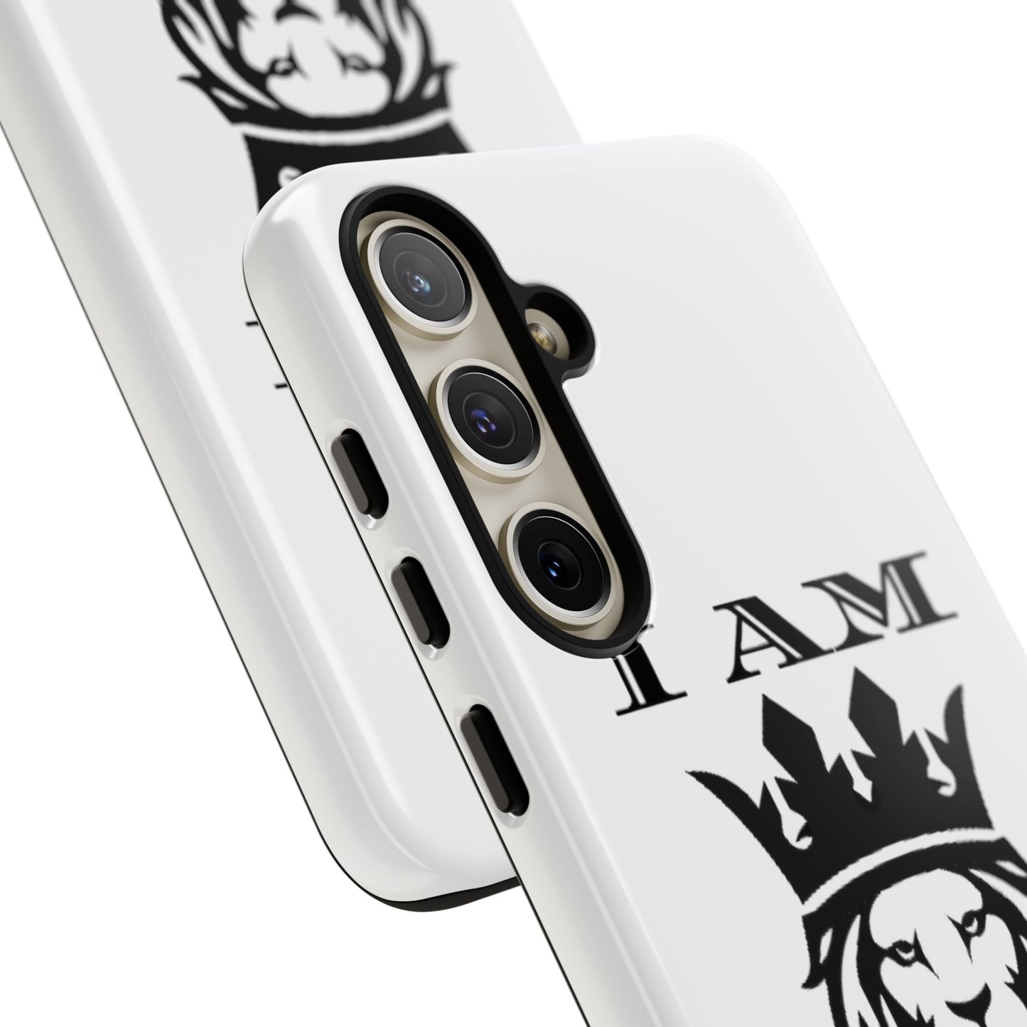 I Am King Lion Phone Case - Tough & Stylish Protection for Confidence, I Am King, I Am Queen, leadership, ruling, family, uplifting, kindness, King, Queen, Love, Lion