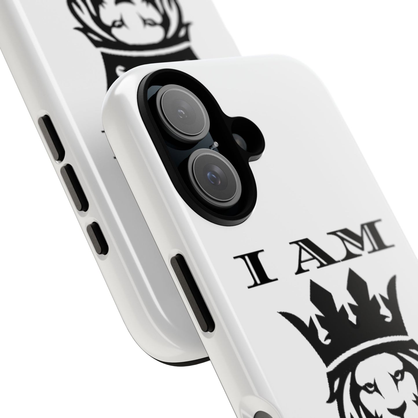 I Am King Lion Phone Case - Tough & Stylish Protection for Confidence, I Am King, I Am Queen, leadership, ruling, family, uplifting, kindness, King, Queen, Love, Lion