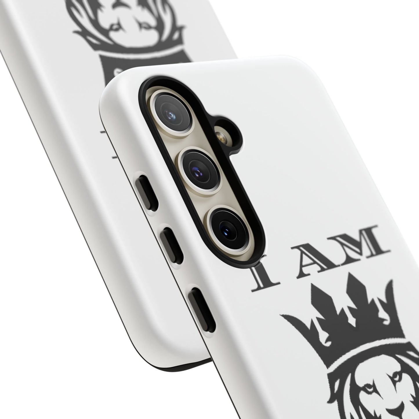 I Am King Lion Phone Case - Tough & Stylish Protection for Confidence, I Am King, I Am Queen, leadership, ruling, family, uplifting, kindness, King, Queen, Love, Lion