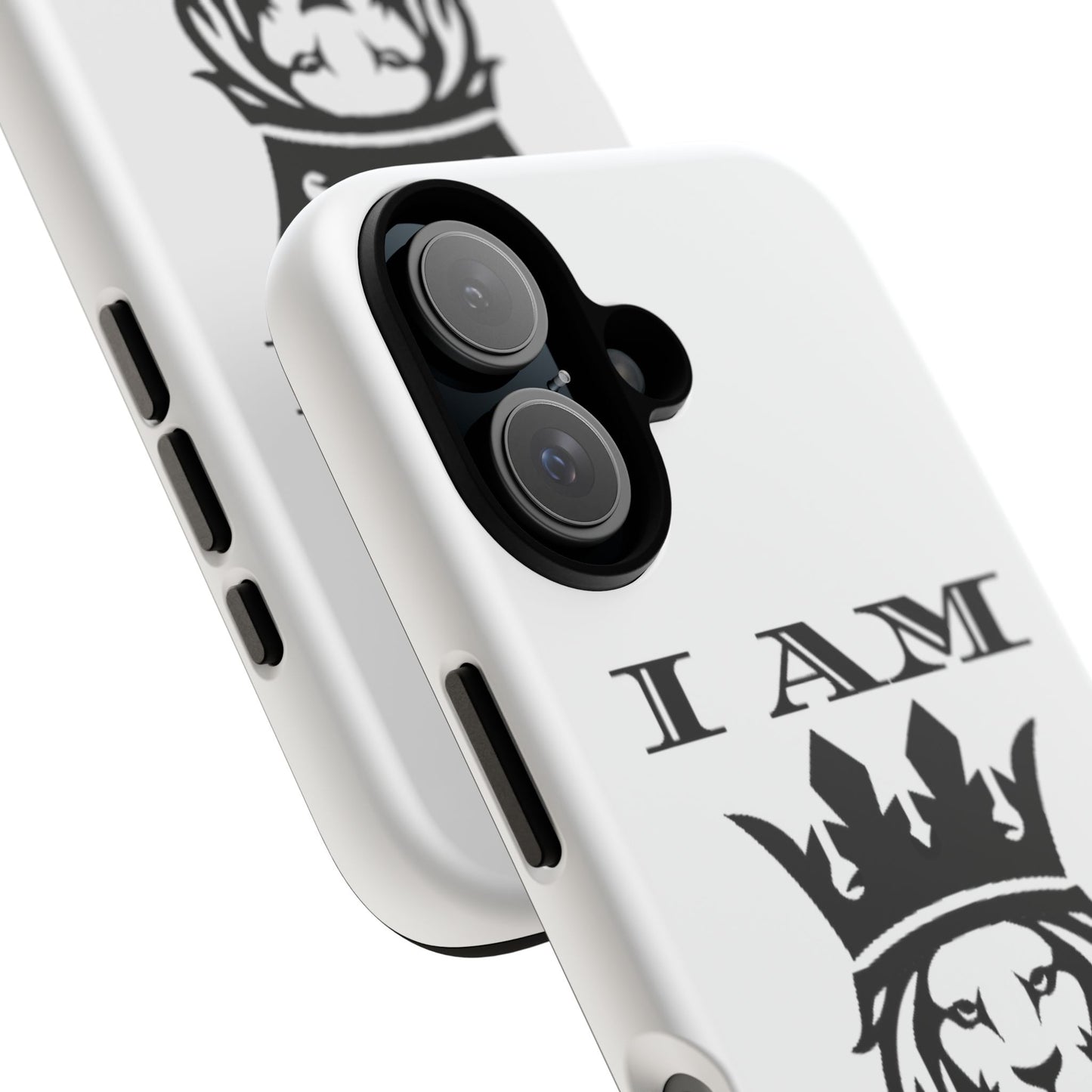 I Am King Lion Phone Case - Tough & Stylish Protection for Confidence, I Am King, I Am Queen, leadership, ruling, family, uplifting, kindness, King, Queen, Love, Lion