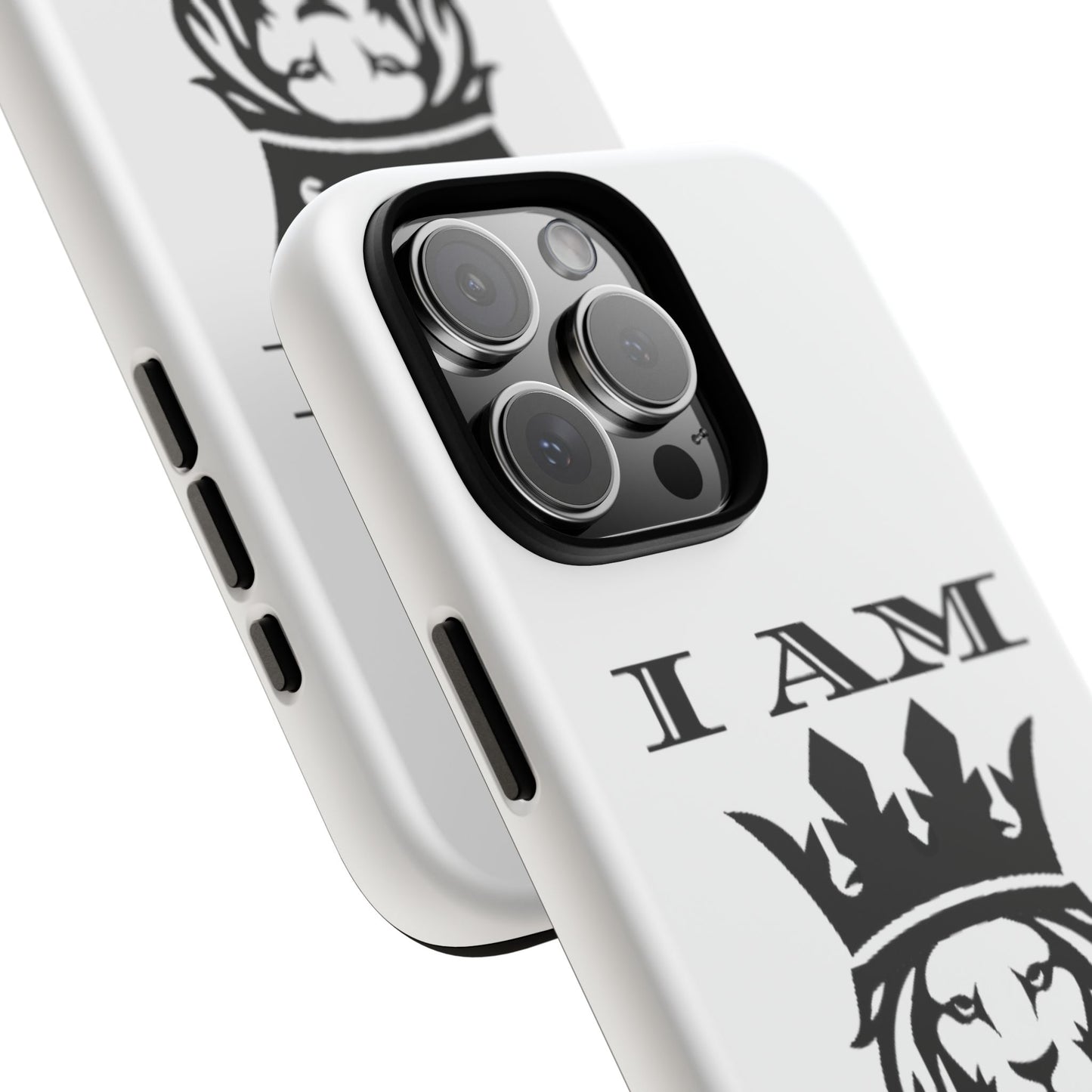 I Am King Lion Phone Case - Tough & Stylish Protection for Confidence, I Am King, I Am Queen, leadership, ruling, family, uplifting, kindness, King, Queen, Love, Lion