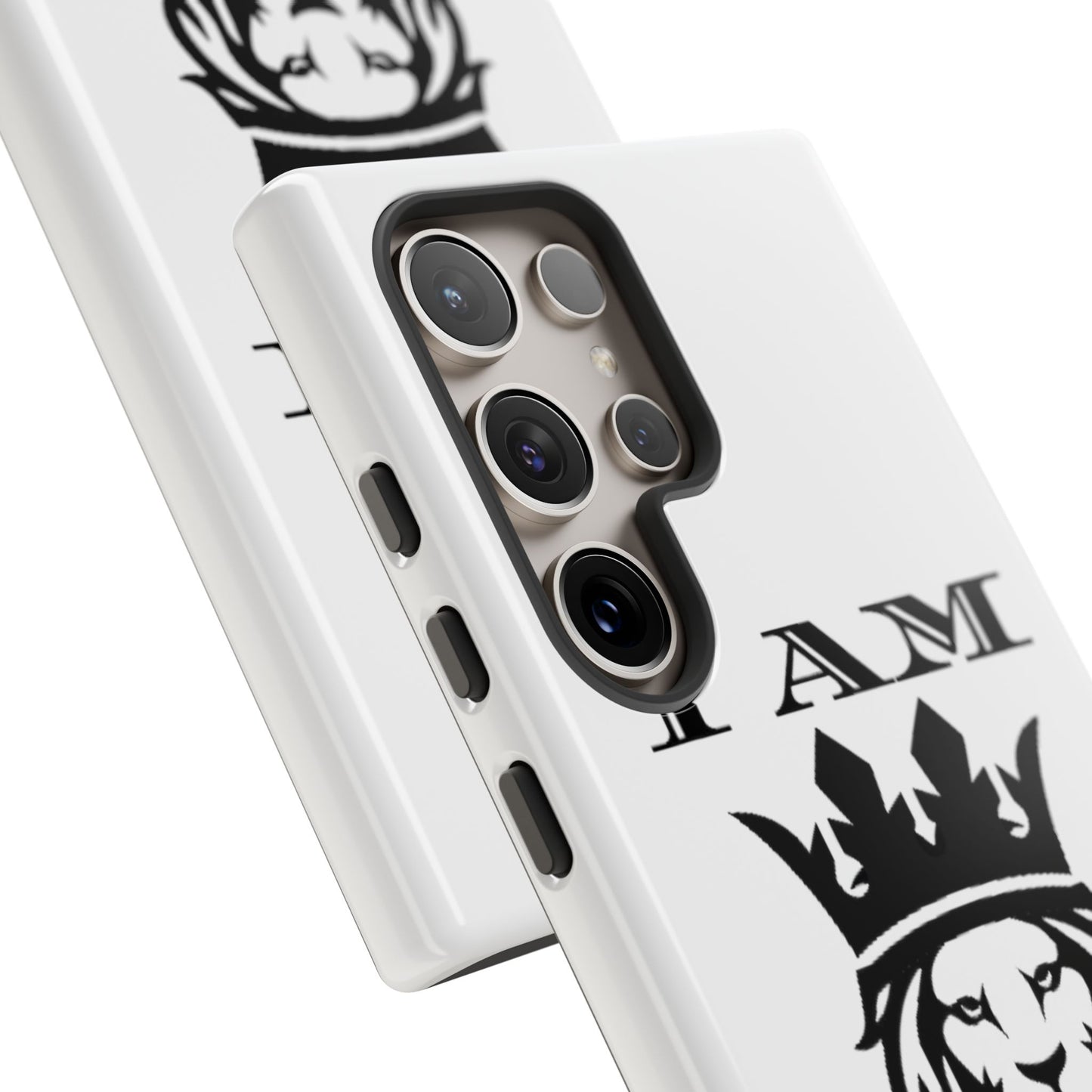 I Am King Lion Phone Case - Tough & Stylish Protection for Confidence, I Am King, I Am Queen, leadership, ruling, family, uplifting, kindness, King, Queen, Love, Lion