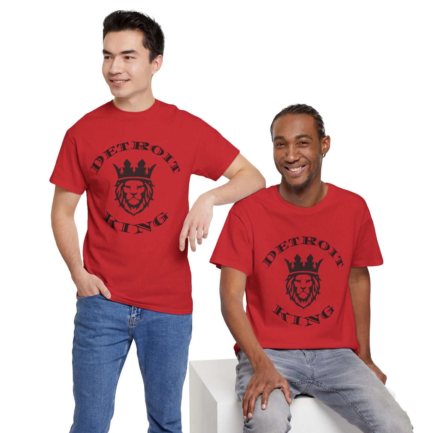 King and Queen Positive Energy Unisex Tee, I AM KING  I embody sovereignty over my body, mind, spirit, and soul.
