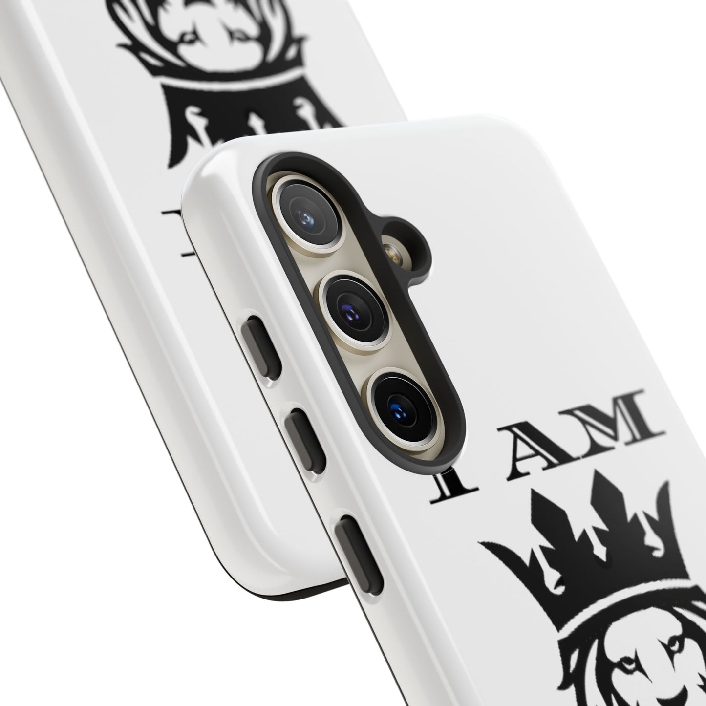 I Am King Lion Phone Case - Tough & Stylish Protection for Confidence, I Am King, I Am Queen, leadership, ruling, family, uplifting, kindness, King, Queen, Love, Lion