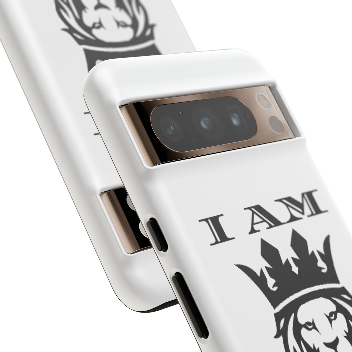 I Am King Lion Phone Case - Tough & Stylish Protection for Confidence, I Am King, I Am Queen, leadership, ruling, family, uplifting, kindness, King, Queen, Love, Lion