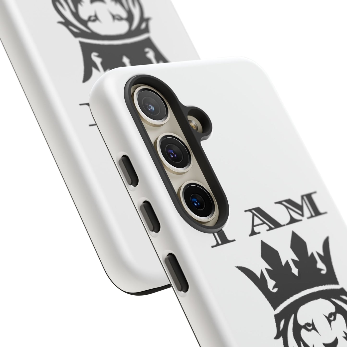 I Am King Lion Phone Case - Tough & Stylish Protection for Confidence, I Am King, I Am Queen, leadership, ruling, family, uplifting, kindness, King, Queen, Love, Lion