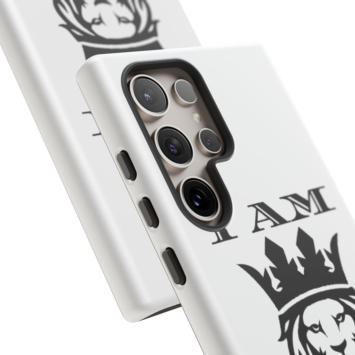 I Am King Lion Phone Case - Tough & Stylish Protection for Confidence, I Am King, I Am Queen, leadership, ruling, family, uplifting, kindness, King, Queen, Love, Lion