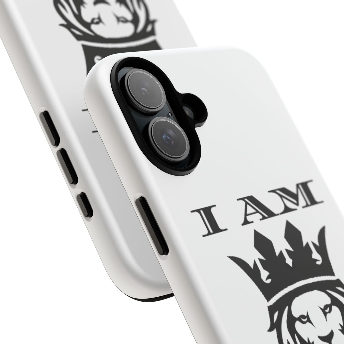I Am King Lion Phone Case - Tough & Stylish Protection for Confidence, I Am King, I Am Queen, leadership, ruling, family, uplifting, kindness, King, Queen, Love, Lion