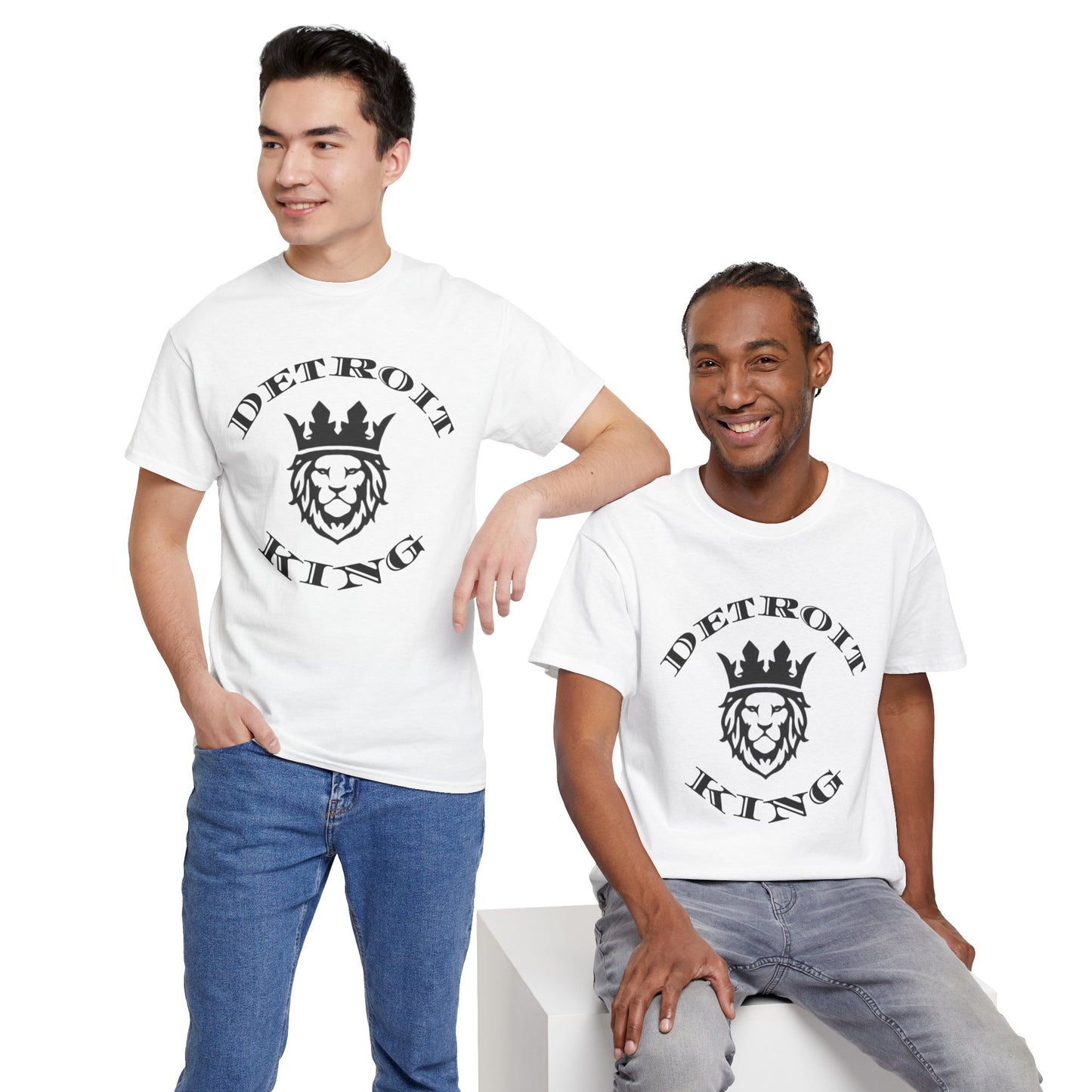King and Queen Positive Energy Unisex Tee, I AM KING  I embody sovereignty over my body, mind, spirit, and soul.