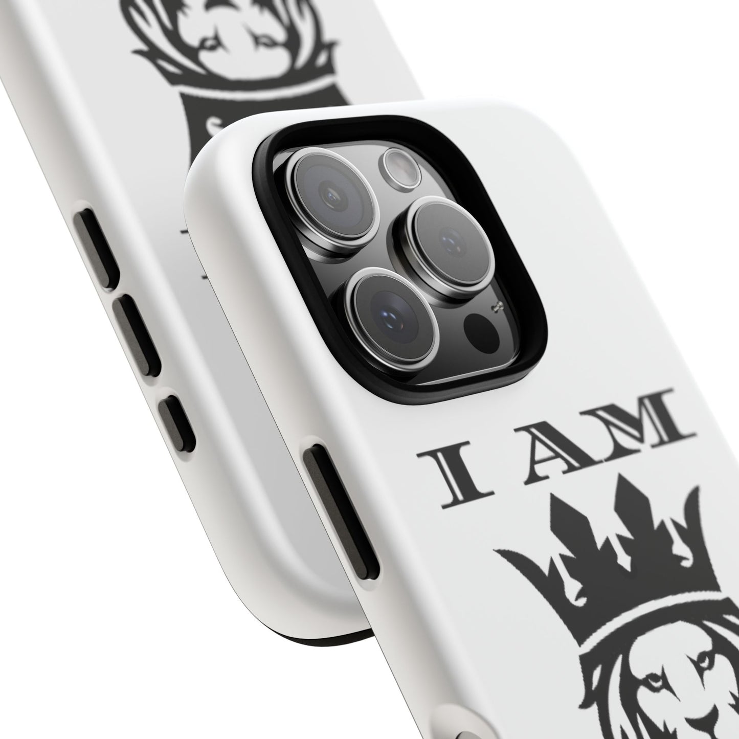 I Am King Lion Phone Case - Tough & Stylish Protection for Confidence, I Am King, I Am Queen, leadership, ruling, family, uplifting, kindness, King, Queen, Love, Lion