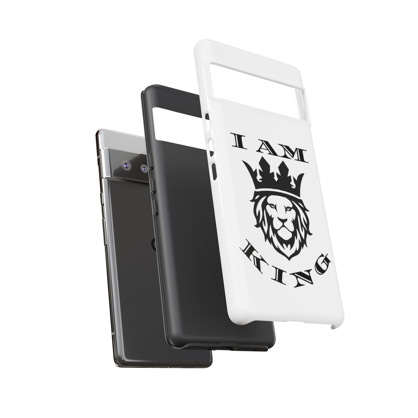 I Am King Lion Phone Case - Tough & Stylish Protection for Confidence, I Am King, I Am Queen, leadership, ruling, family, uplifting, kindness, King, Queen, Love, Lion