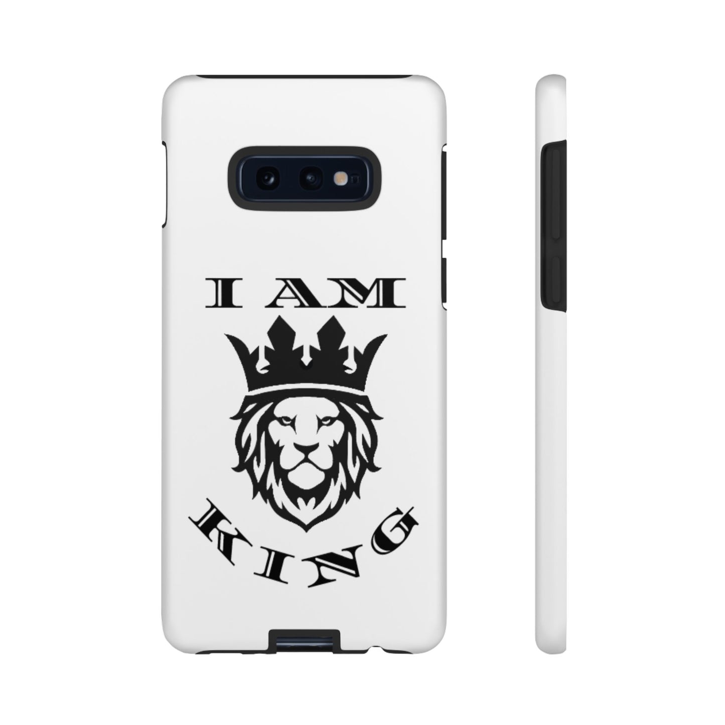I Am King Lion Phone Case - Tough & Stylish Protection for Confidence, I Am King, I Am Queen, leadership, ruling, family, uplifting, kindness, King, Queen, Love, Lion